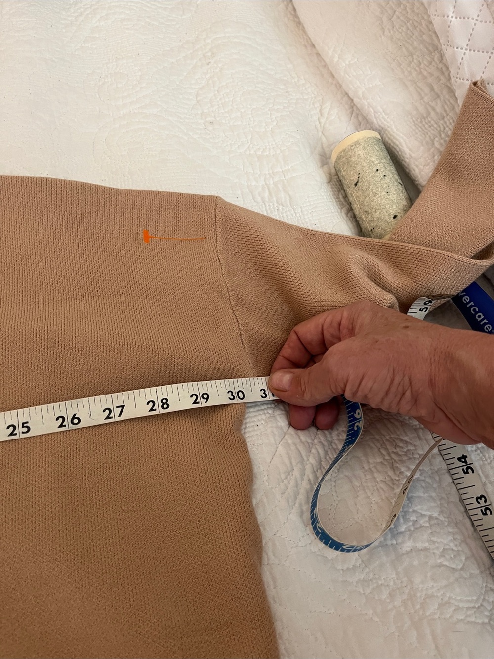 entro Camel Ribbed Funnel Neck Sweater - Picture 6 of 9